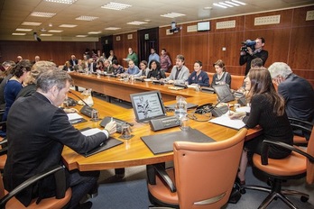 Sesión de constitución de las comisiones parlamentarias. (Jaizki FONTANEDA/ARGAZKI PRESS) 