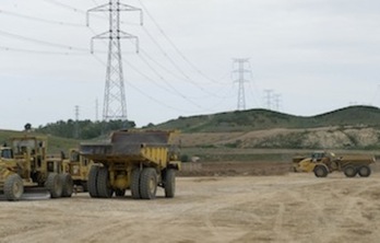 Las obras del TAV están paralizadas en Nafarroa. (Idoia ZABALETA/ARGAZKI PRESS)