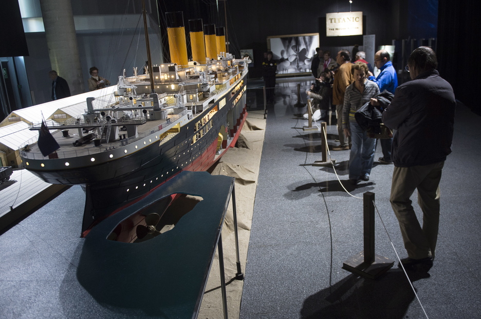 Exposición ‘Titanic: The reconstruction’ en el Euskalduna. (Monika DEL VALLE / ARGAZKI PRESS)
