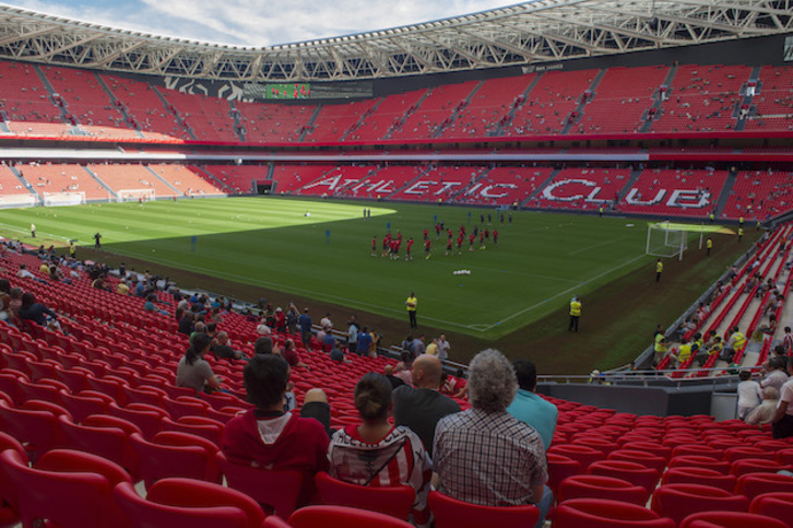 El Alavés ha solicitado que San Mamés acoja la final de Copa. (Monika DEL VALLE/ ARGAZKI PRESS)