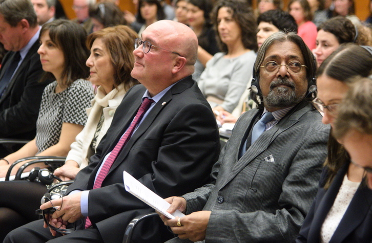 La Unesco ha presentado esta tarde su nuevo Atlas. (Andoni Canellada/ARGAZKI PRESS)