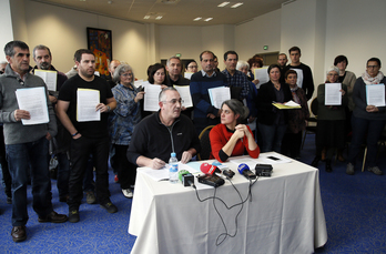 Eragileen agerraldia eguerdian. (Bob EDME)