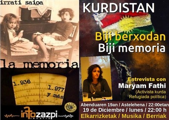 La Memoria. "Kurdistan. Biji Memoria" 