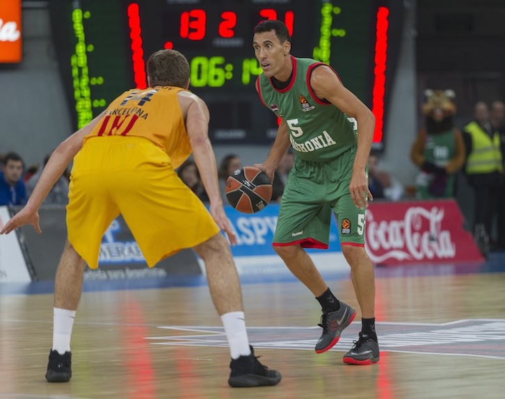 Pablo Prigioni ha regresado a Gasteiz con victoria. (ARGAZKI PRESS)