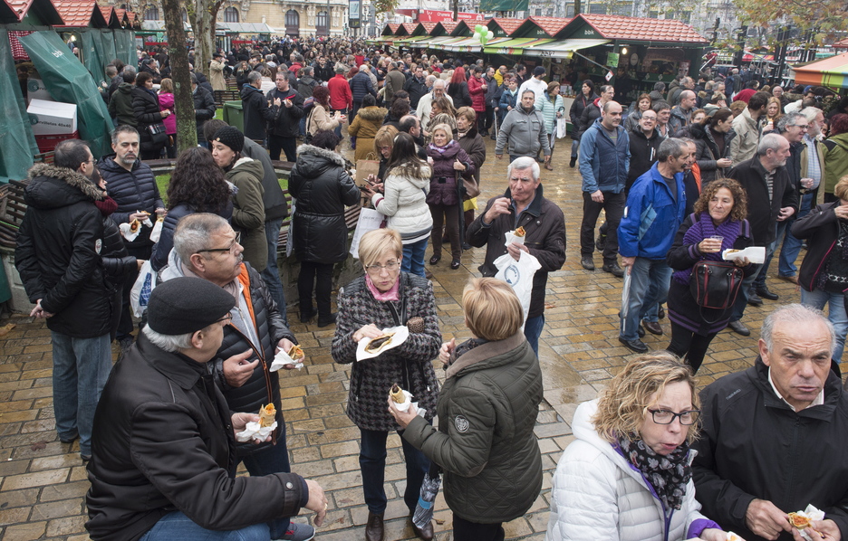 Areatza izaten da festaren erdigunetako bat. (Monika DEL VALLE / ARGAZKI PRESS) Areatza izaten da festaren erdigunetako bat. (Monika DEL VALLE / ARGAZKI PRESS)