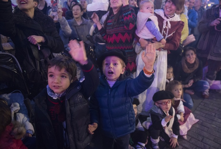 Hemen, hemen gaude Olentzero! (Monika DEL VALLE | ARGAZKI PRESS)