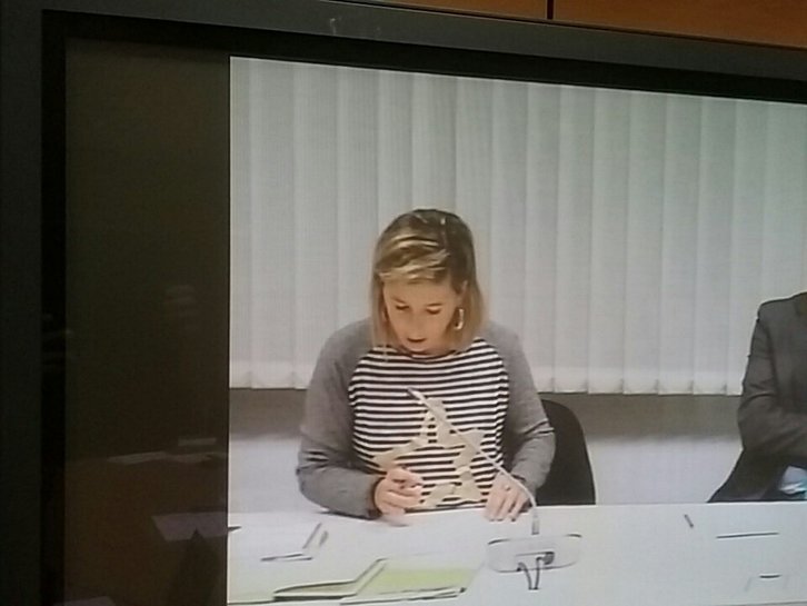 La concejal de EH BILDU Aitziber Ibaibarriaga. (@ehbildubilbo)