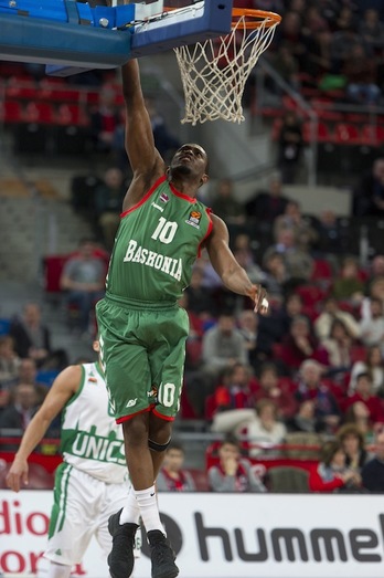 Beaubois, un de los destacados de Baskonia. (Juanan RUIZ/ARGAZKI PRESS)