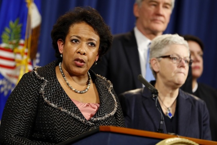 Loretta Lynch, fiscal general de Estados Unidos. (Aaron P. BERNSTEIN/AFP)