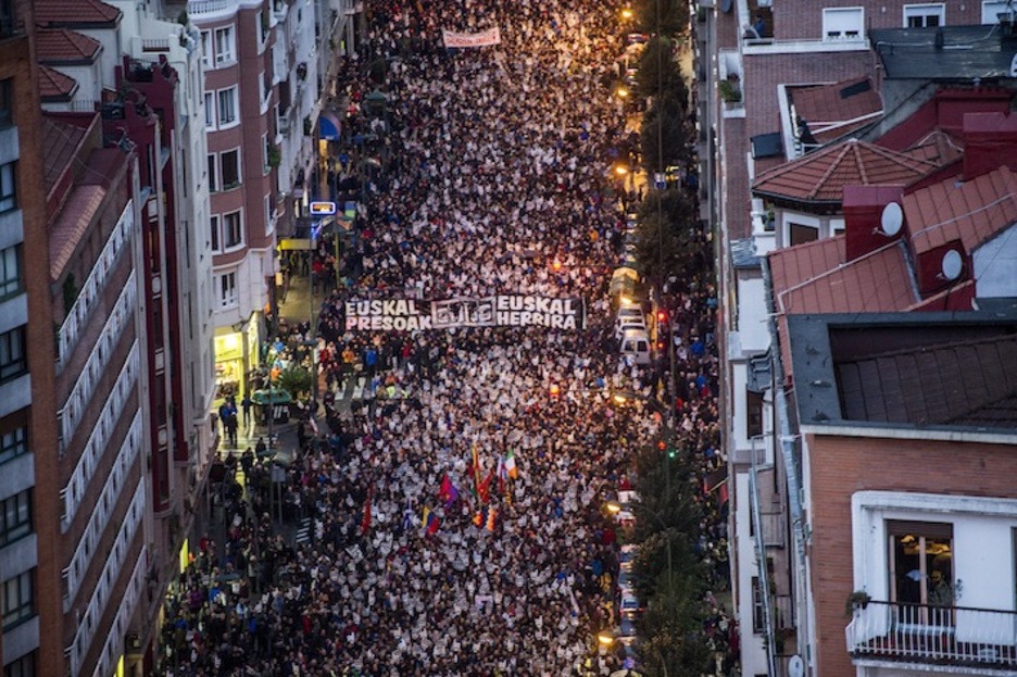 Autonomia kalea bete egin da. (Marisol RAMIREZ/ARGAZKI PRESS) Autonomia kalea bete egin da. (Marisol RAMIREZ/ARGAZKI PRESS)