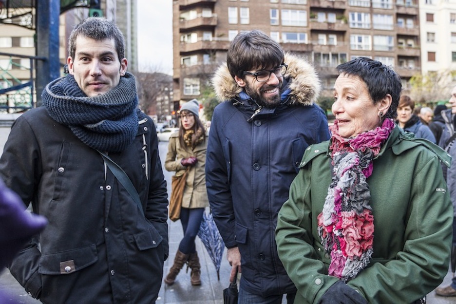 Arkaitz Rodriguez, Jone Goirizelaia eta Gotzon Elizburu. (Aritz LOIOLA/ARGAZKI PRESS) Arkaitz Rodriguez, Jone Goirizelaia eta Gotzon Elizburu. (Aritz LOIOLA/ARGAZKI PRESS)