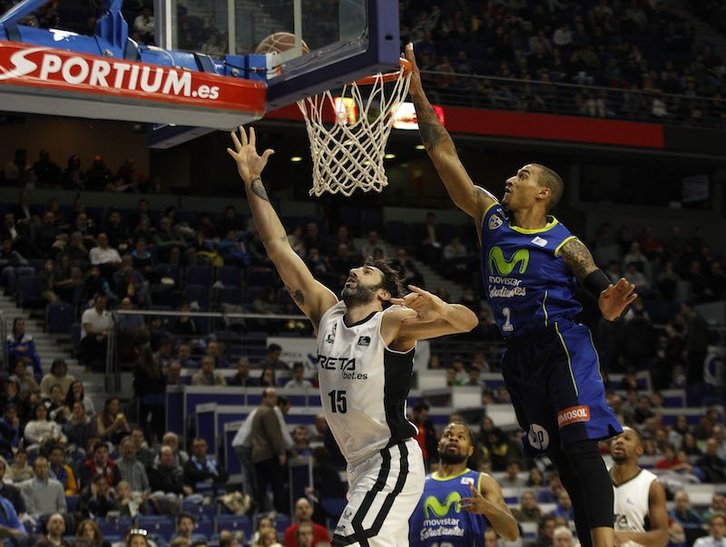 Los hombres de negro han caído en la cancha del Estudiantes. (@CDBILBAOBASKET)