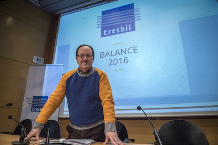 Jon Bagüés, director de Eresbil. (Gorka RUBIO / ARGAZKI PRESS)