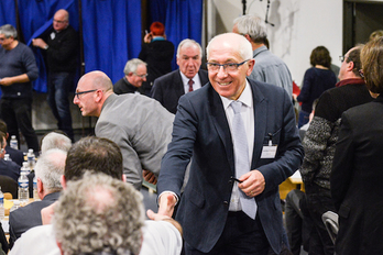 Jean-René Etchegaray Euskal Elkargoko lehendakaria izendatu dute urtarrilaren 23an. ©Isabelle Miquelestorena