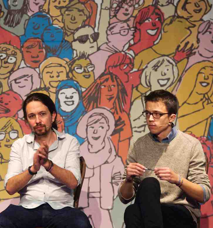 Pablo Iglesias e Iñigo Errejón, en una imagen de archivo. (Pierre-Philippe MARCOU/AFP)