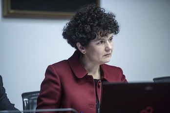 La presidenta de la Cámara de Comptos, Asun Olaetxea. (Jagoba MANTEROLA/ARGAZKI PRESS)
