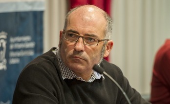 El concejal de Ciudad Habitable y Vivienda de Iruñea, Joxe Abaurrea. (Juanan RUIZ/ARGAZKI PRESS)