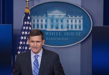 El asesor de seguridad nacional de Trump, Michael Flynn (NICHOLAS KAMM / AFP)