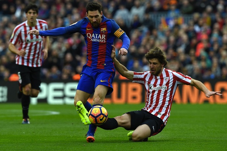 Yeray gaur itzuli da berdeguneetara. (Lluis GENE / AFP)