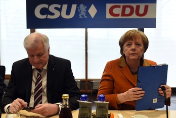 Merkel izango da CSU eta CDUk osatzen duten koalizioaren hautagaia. (Christof STACHE / AFP)