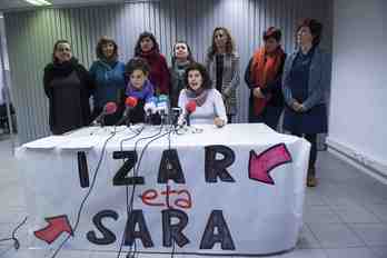 Expresas que tuvieron a sus hijos e hijas en prisión, reclaman la libertad de Majarenas para cuidar a Izar. (Gorka RUBIO/Argazki Press)
