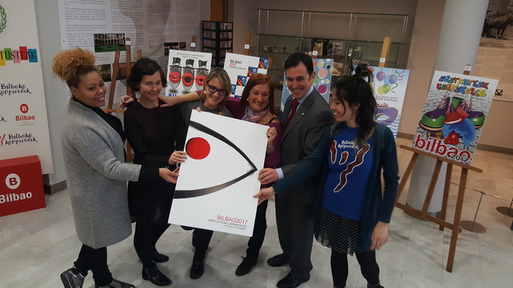 ‘Sardinita’ kartelak irabazi du lehiaketa. (Bilboko Udala)