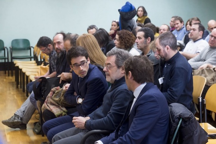 Un momento de la vista oral celebrada en el Palacio de Justicia. (Iñigo URIZ/ARGAZKI PRESS)