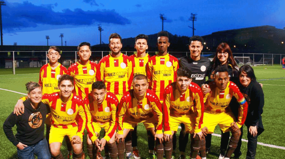 El equipo que disputó contra el Barca.