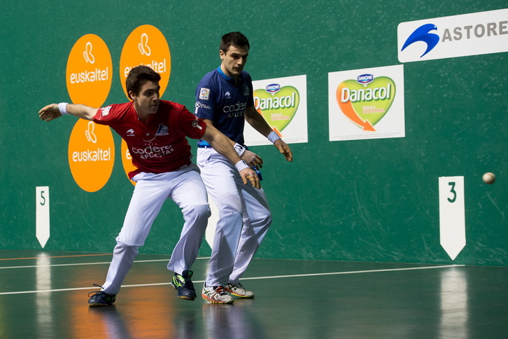 Irribarria gaurko partidaren une batean. (Iñigo URIZ | ARGAZKI PRESS)