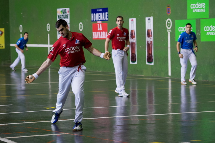 Lehia bizia dago finalerdietara sartzeko bikoteen artean. (Iñigo URIZ/ARGAZKI PRESS)