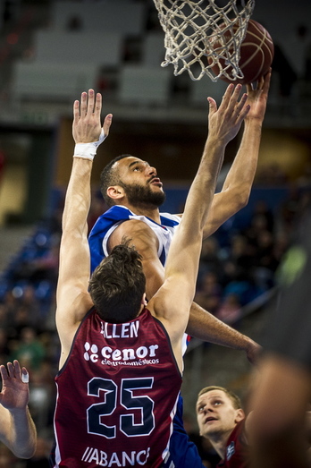 Hanga ha sido uno de los jugadores más destacados en el día de hoy. (Jaizki FONTANEDA/ARGAZKI PRESS)