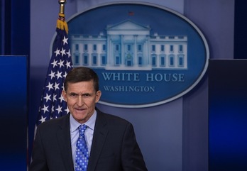 Michael Flynn ha durado apenas 24 días en su cargo. (Nicholas KAMM/AFP)