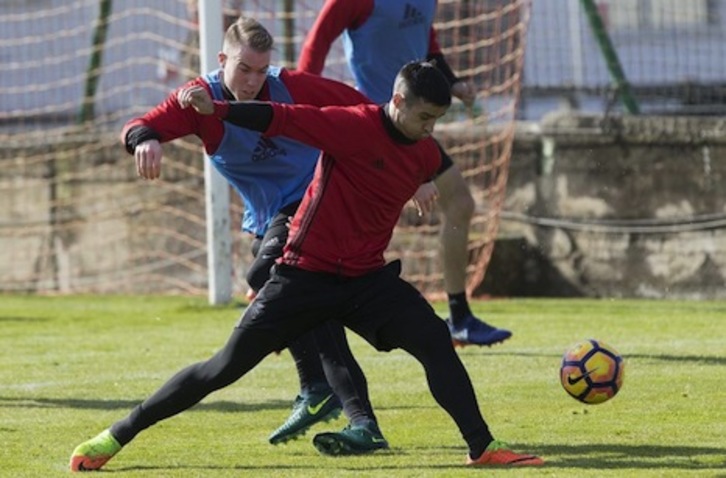 Jaime ha destacado la necesidad que tiene Osasuna de ganar un partido para coger moral. (OSASUNA)