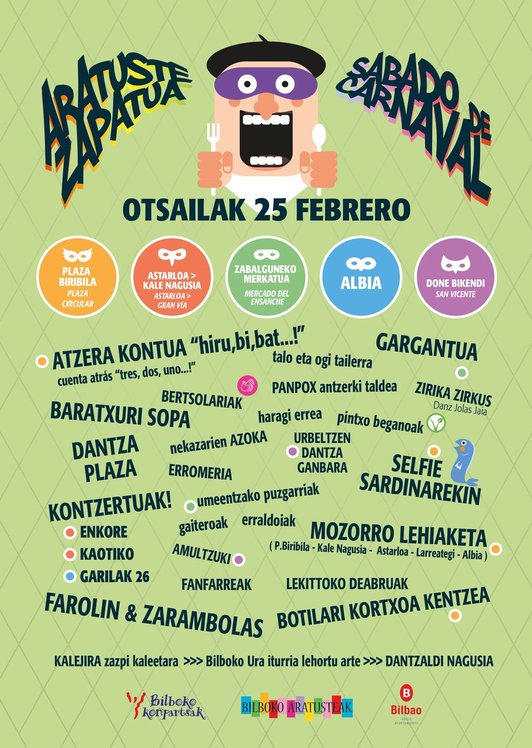 Larunabateko egitaraua osorik.