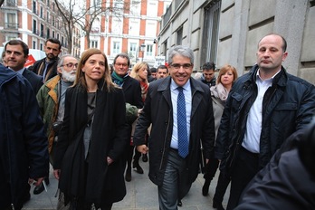 Francesc Homs el lunes, a su llegada al Tribunal Supremo. (J. DANAE/ARGAZKI PRESS)