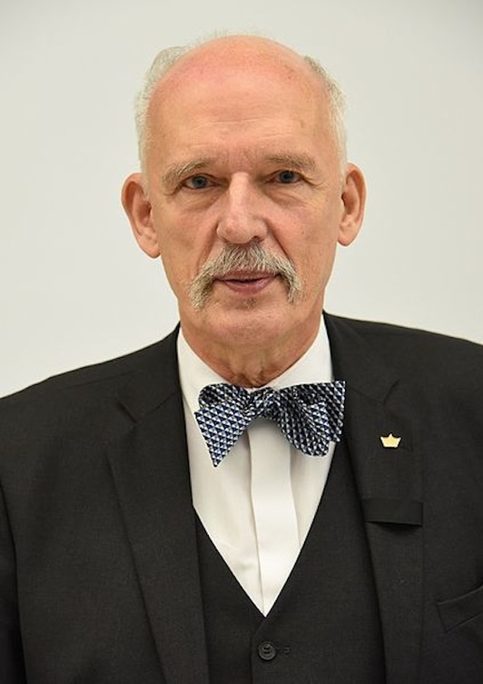 El eurodiputado polaco Janusz Korwin-Mikke. (Adrian GRIYUCK)