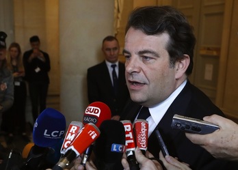 Thierry Solère, portavoz de Fillon. (Patrick KOVARIK/AFP)