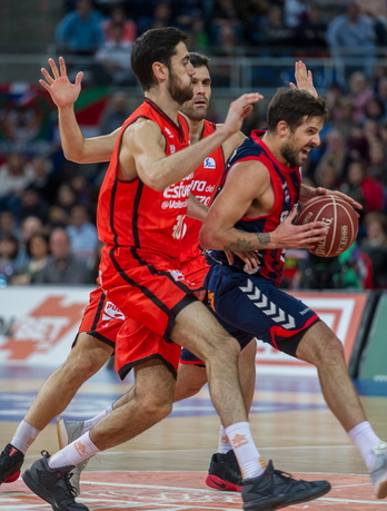 Baskonia se ha colocado segundo en la clasificación de la Liga Endesa. (Juanan RUIZ/ARGAZKI PRESS)
