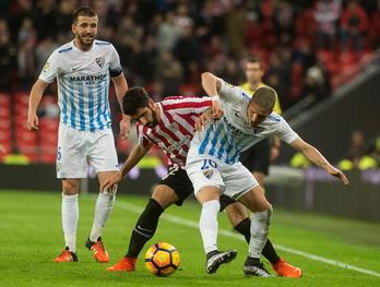 Con más empuje que juego, el Athletic ha ganado en San Mamés. (Monika DEL VALLE/ARGAZKI PRESS)