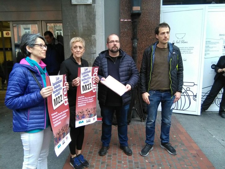 Hezkuntzan greba erregistratu dute ELA, LAB eta STEILASek martxoaren 22rako. (@labirakaskuntza)