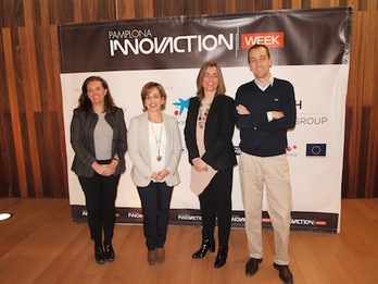 Un momento de la presentación de la segunda edición de Pamplona InnovAction Week.