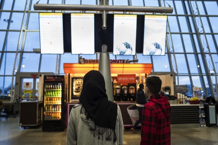 Una mujer viste un hijab. (Drew ANGERER/AFP)