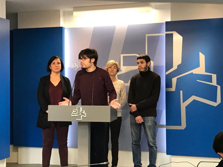 Elkarrekin Podemos ha comaprecido y ha anunciado que enmendará a la totalidad la propuesta de presupuestos de la CAV. (@PodemosEuskadi_)