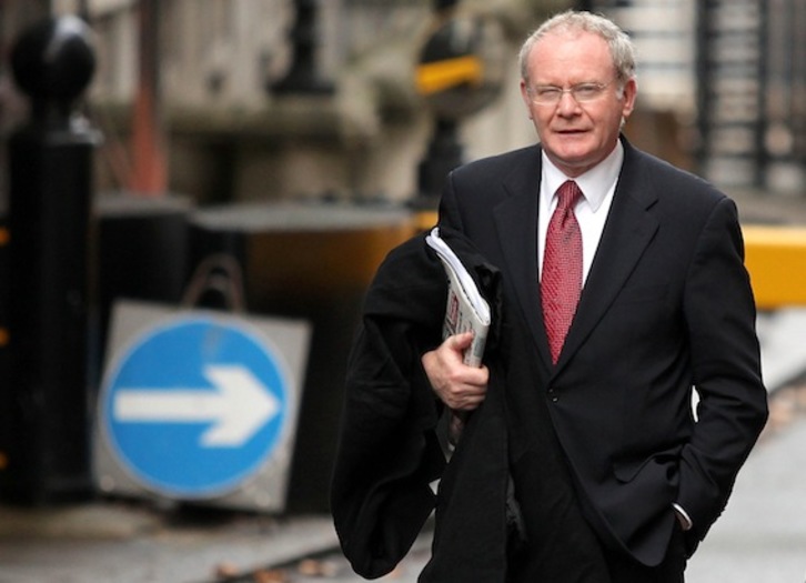 Martin McGuinness, en octubre de 2009. (Shaun CURRY/AFP)