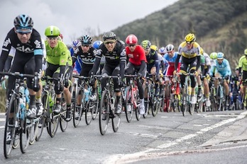 Imagen de la última edición de la Euskal Herriko Itzulia. (Gorka RUBIO/ARGAZKI PRESS)