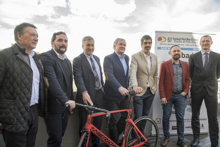 Donostian aurkeztu dute Itzuliaren 57. edizioa. (Juan Carlos RUIZ / ARGAZKI PRESS)