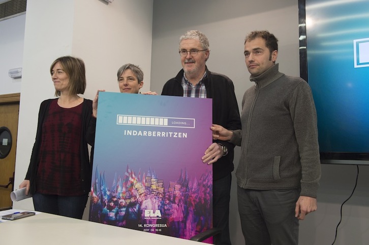 Leire Txakartegi, Amaia Muñoa, Adolfo Muñoz e Ivan Giménez. (Monika DEL VALLE/ARGAZKIP RESS)