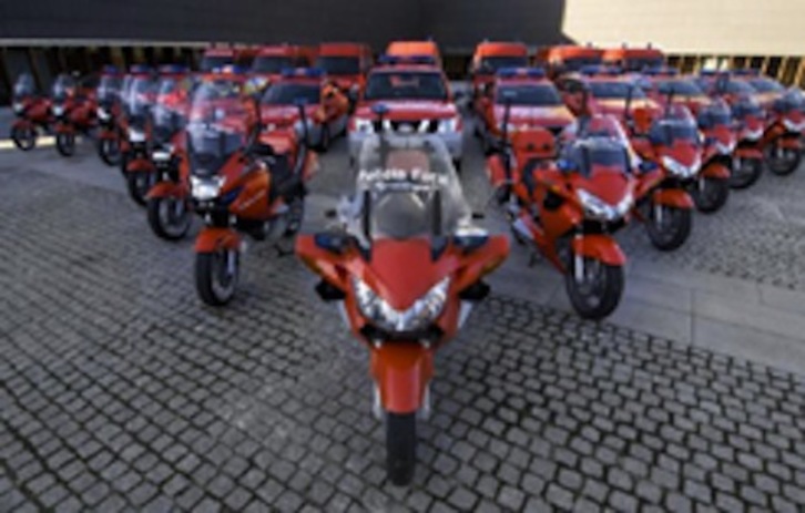 Vehículos que utiliza la Policía Foral. (GOBIERNO DE NAFARROA)