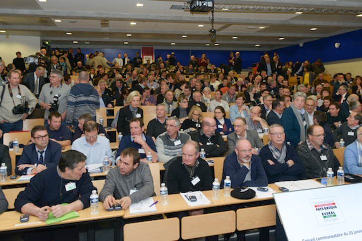 La Mancomunidad de Ipar Euskal Herria se constituyó formalmente el pasado enero. (Isabelle MIQUELESTORENA)