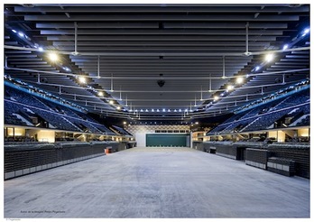Interior del pabellón Navarra Arena, que por fin será abierto. (GOBIERNO DE NAFARROA)